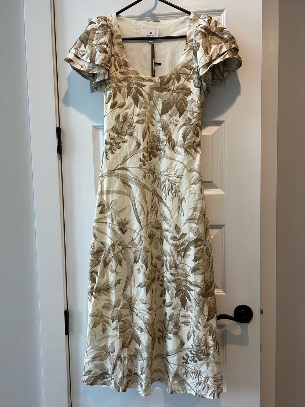Tuckernuck x Studio McGee Ruffle Sleeve Midi A-Line Dress